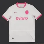 Sporting Lisbonne White and Pink kit