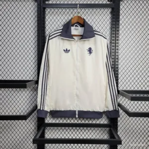 Juventus White and Blue Windbreaker