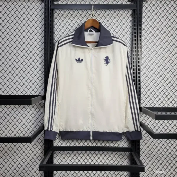 Juventus White and Blue Windbreaker