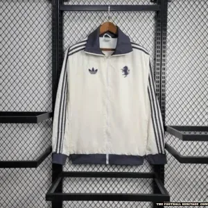 Juventus White and Blue Windbreaker