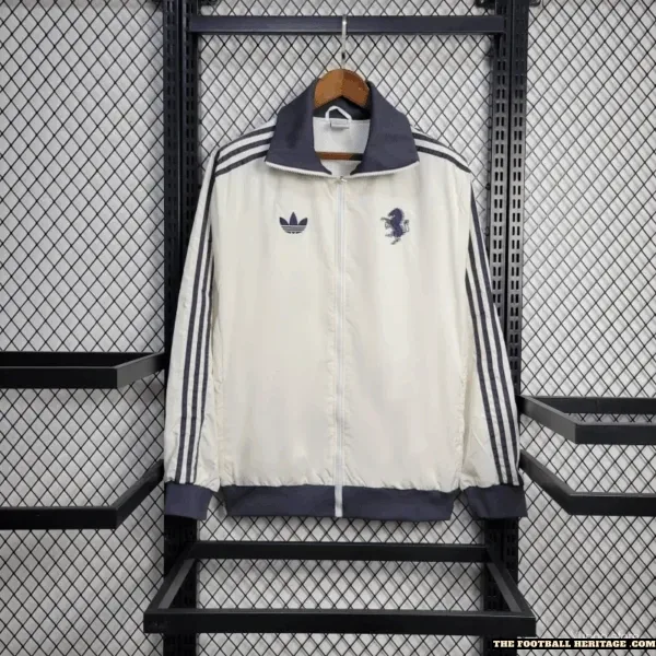 Juventus White and Blue Windbreaker