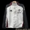 Man United 2025/26 TrackTop - White Tracksuit
