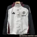 Man United 2025/26 TrackTop - White Tracksuit