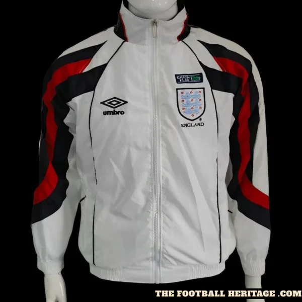 England 1996/98 White Tracktop