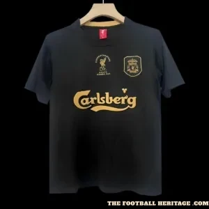 LiverpooI Istanbul 2005 Black and Gold Kit