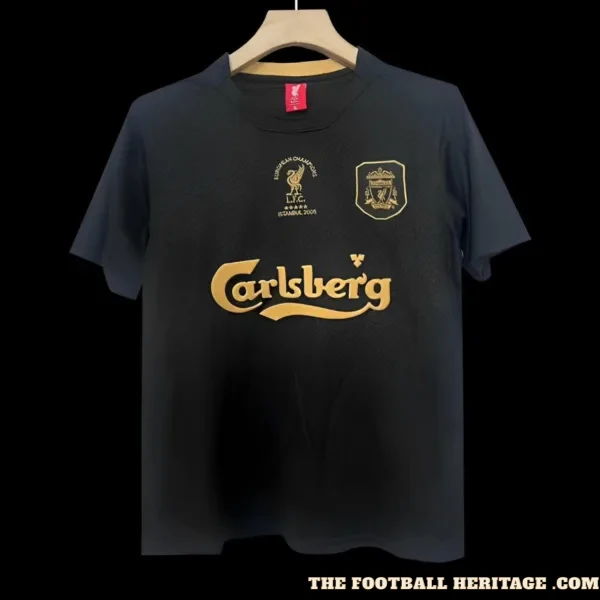LiverpooI Istanbul 2005 Black and Gold Kit