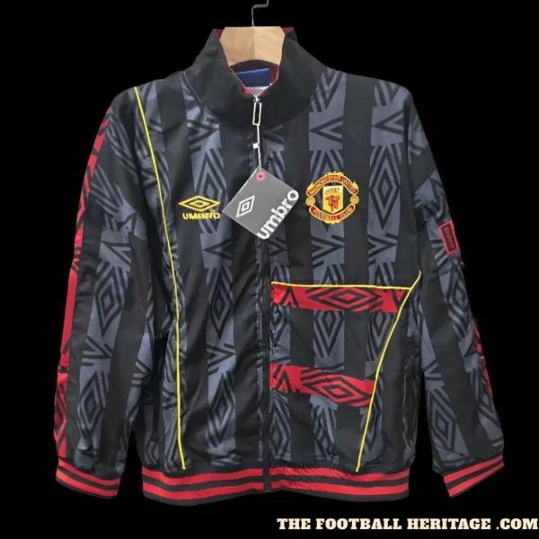 Man United Retro Style TrackTop Man united Tracksuit