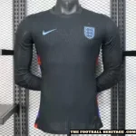 England 2025 Away Black Kit Long Sleeves