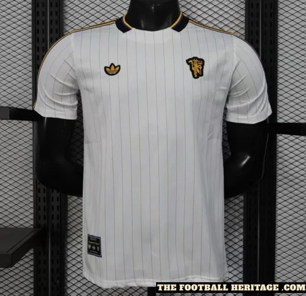 Manchester United White Terrace Icons jersey