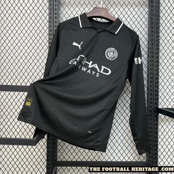 Man City 2025/26 Third Jersey Long Sleeves