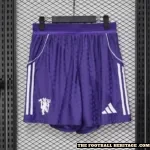Manchester United Purple Shorts