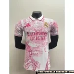 Real Madrid 2025/26 White and Pink Dragon Kit