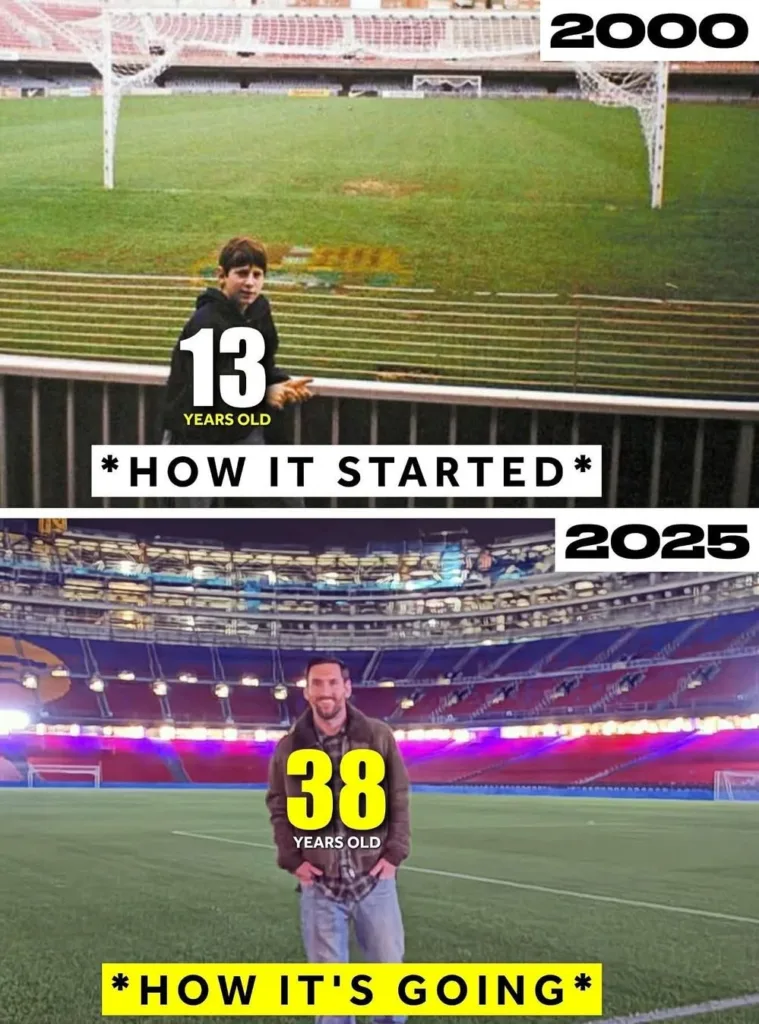 Lionel Messi in Spotify Camp Nou