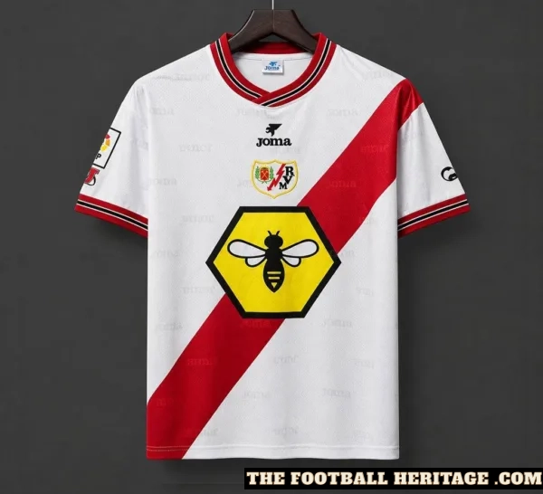 Retro 99/00 Rayo Vallecano Home Kit