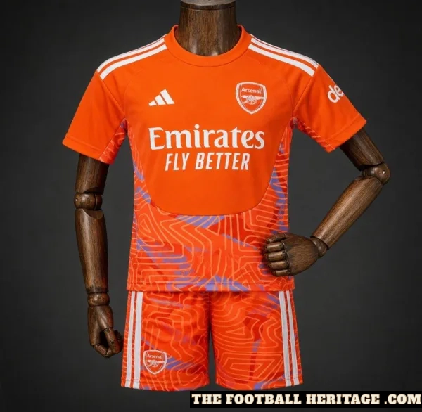 Arsenal Goalkeeper Orange Kit