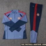 26/27 Bayern Munich Blue Quarter Zip Tracksuit
