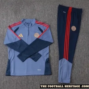 26/27 Bayern Munich Blue Quarter Zip Tracksuit