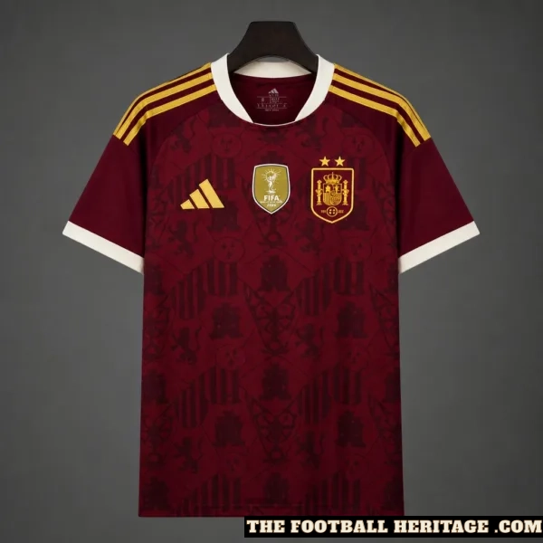 World Cup 2026 Spain Champs Maroon Kit
