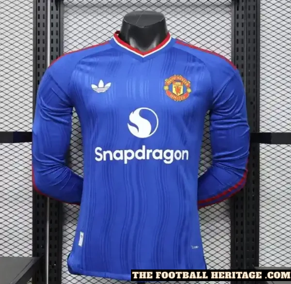 2026/27 Manchester United Away Kit Player Version Long Sleeves