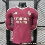 26/27 Real Madrid Third Kit Long Sleeve Player version