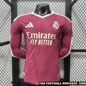 26/27 Real Madrid Third Kit Long Sleeve Player version