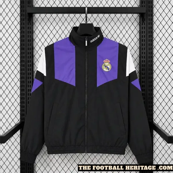 Real Madrid Vintage Style Windbreaker