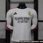 26/27 Real Madrid Home Kit -Long Sleeve – Player version