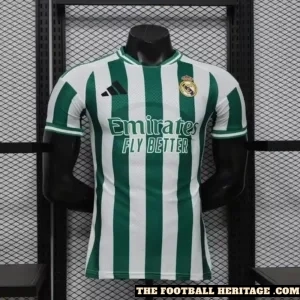 26/27 Real Madrid Whiet & Green Kit Player Version