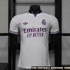 26/27 Real Madrid White and Purple Kit - Player Version