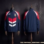 1996/97 Atletico Madrid Black Vintage Windbreaker