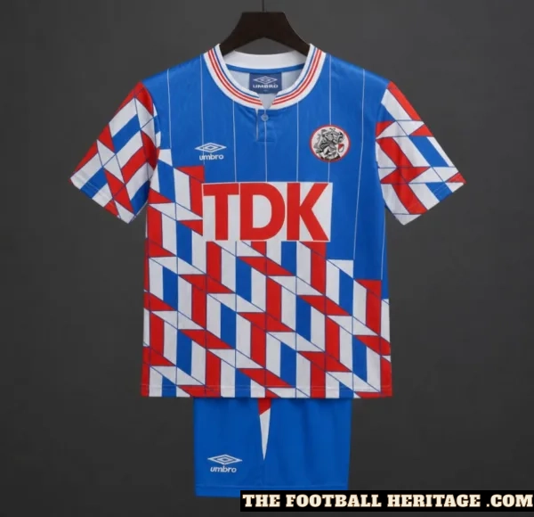 Retro Kids 89/90 Ajax Away kit