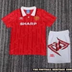 Manchester United 92/94 Home Kit – Kids