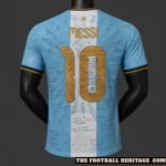 Argentina "Sol de Mayo" Messi's Farewell Kit Signed - Player Version