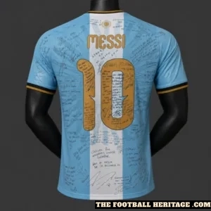 Argentina "Sol de Mayo" Messi's Farewell Kit Signed - Player Version
