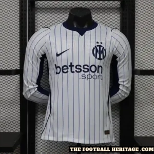 26/27 Inter Milan Away Kit -Long Sleeve – Player version