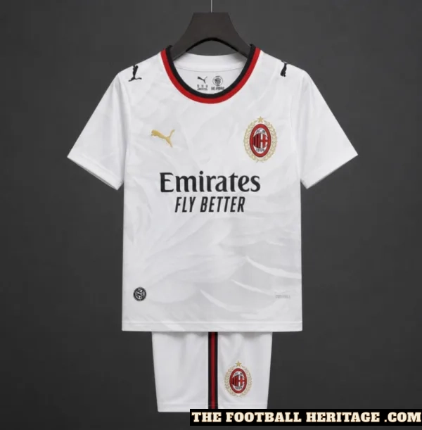26/27 Ac Milan Away Kit – Kids