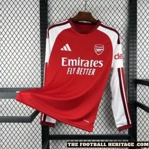Arsenal 26/27 Home Kit - Long Sleeve Fan Version