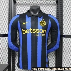 26/27 Inter Milan Home Jersey Long Sleeve